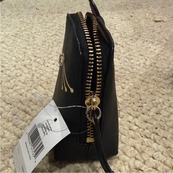 Kate Spade Black and Gold Mini Pouch - Picture 4 of 5